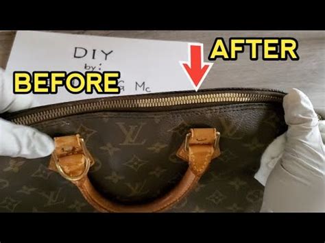 DIY How To Clean Polish Louis Vuitton Hardware Brass EASY 